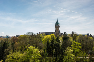 Naklejka premium Staatsbank in Luxemburg
