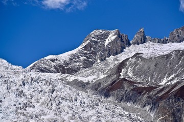 Glacier No. 1 in Hailuogou valley, Sichuan, China 
