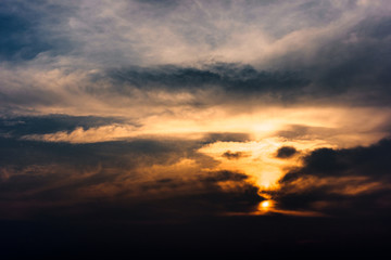 Dramatic vortex cloud