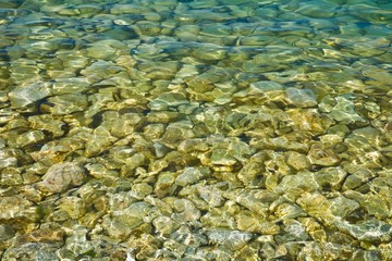 water surface on beach in summertime
