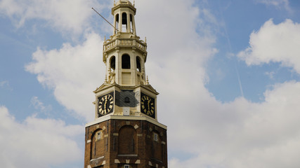 An old church spire in the Netherlands.