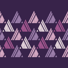 Obraz premium Seamless abstract geometric pattern. Triangles. Vector pattern. Mosaic texture. Scribble texture. Can be used for wallpaper, textile, invitation card, wrapping, web page background.