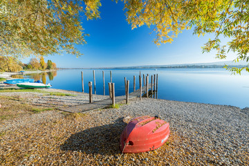 Herbstnachmittag am Bodensee in Allensbach