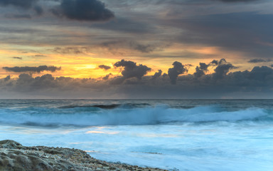 Fototapeta premium A Showy Sunrise Seascape