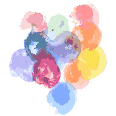 multicolored texture of watercolor