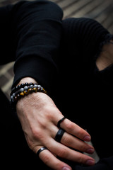  Men's bracelet on hand