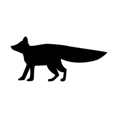 siluette fox
