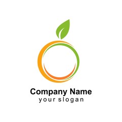fruit logo template