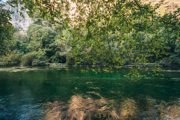 The fountain, or spring, of Vaucluse, is the biggest spring in France