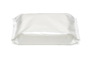 White blank package on white background including clipping path