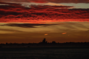 Dawn over Ely, 3rd November2018