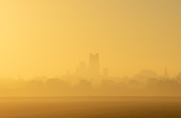 Dawn over Ely, 21st October 2018