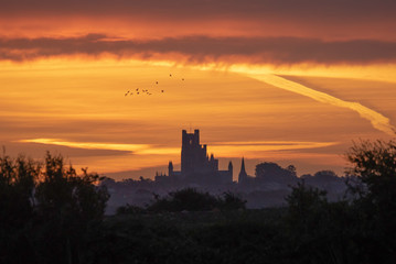 Dawn over Ely, 3rd October 2018