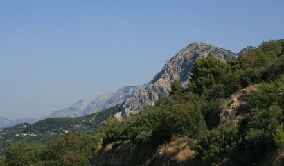 Fototapeta na wymiar Biokovo mountains, Makarska riviera, Croatia