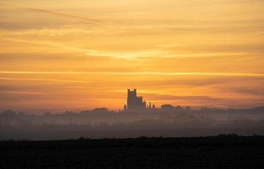 Dawn over Ely, 29th September 2018