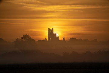 Dawn over Ely, 29th September 2018