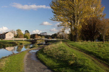The Forth and Clyde Canal in Autumn