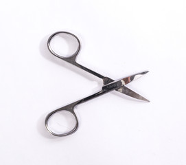 Open steel nail clipper for manicure