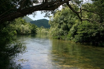 Cetina river, Omis, Croatia