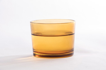 Orange glass with water