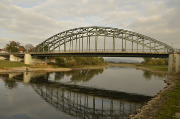 Fototapeta na wymiar The Weser Bridge