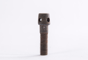 Old rusty screw