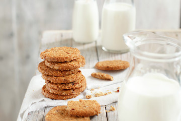 Homemade oatmeal cookies