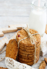 Homemade oatmeal cookies