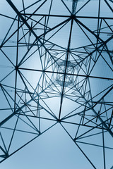 Power lines at Sunset