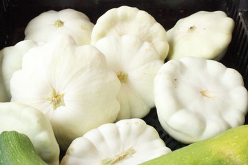 Patissons in the market