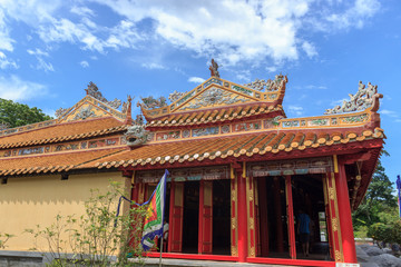 Fototapeta premium views on the royal palace in hue vietnam