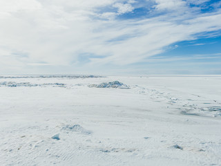 Fototapeta na wymiar Frozen sea