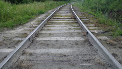 Fototapeta premium rail line
