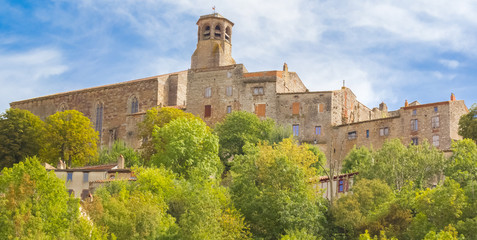 Panorama de Cordes-sur-Ciel, Tarn, France 
