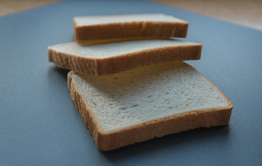 Slide of bread.