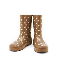 Gumboots. Isolated on white.