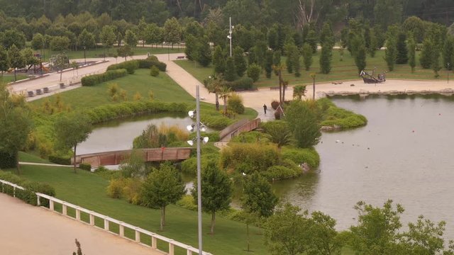 
Ribera Park in Logro&ntilde;o, La Rioja, Spain
View from Riojaforum rooftop