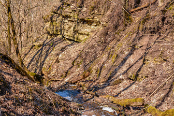 Spring day on the Lava river.