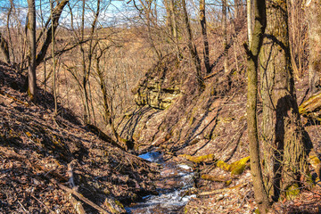 Spring day on the Lava river.