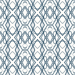 Fototapeta premium Black and white seamless pattern