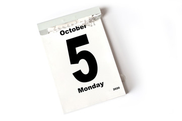 5. October 2020
