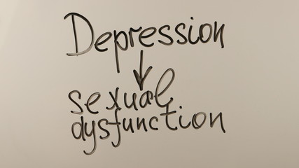 The effect of depression on human health, a graphic image