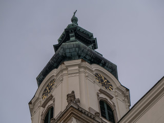 Nitra Castle in Winter. City castle in Winter.