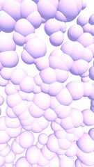 3d rendering picture of pink balls. Abstract wallpaper and background. 3D illustration