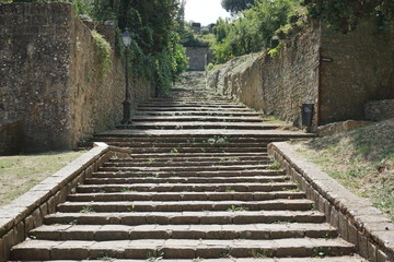 Treppe in Volterra