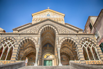Fototapeta na wymiar Cattedrale di Sant'Andrea, Amalfi, Amalfi Coast, Italy