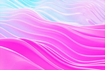 Gradient fluid background for 3d rendering,abstract vivd wave background.