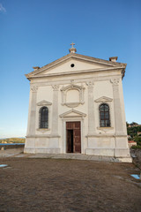 Fototapeta na wymiar Jurija church in Piran, SLovenia