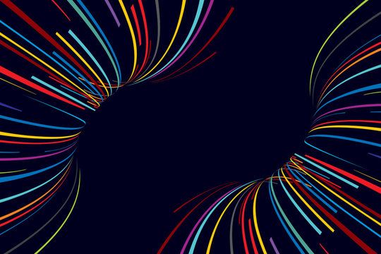 Abstract line vector background