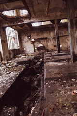 Fototapeta na wymiar Vieja fabrica abandonada